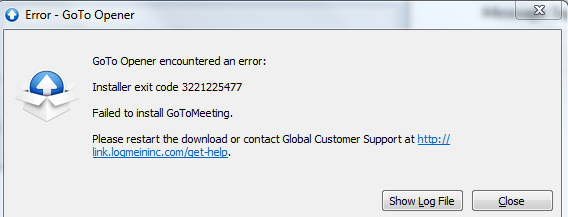 Unable To Install Goto Webinar Opener On Windows 7 Logmein Community