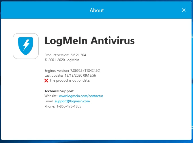 LogMeIn AV Product is Out of Date.png