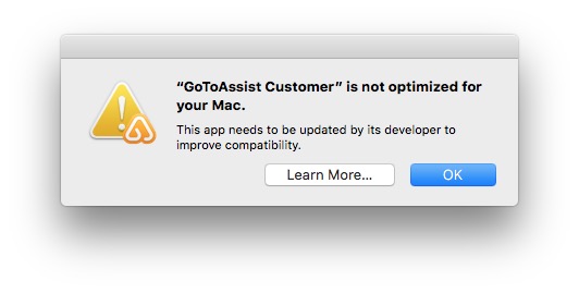 Gotoassist customer app mac desktop